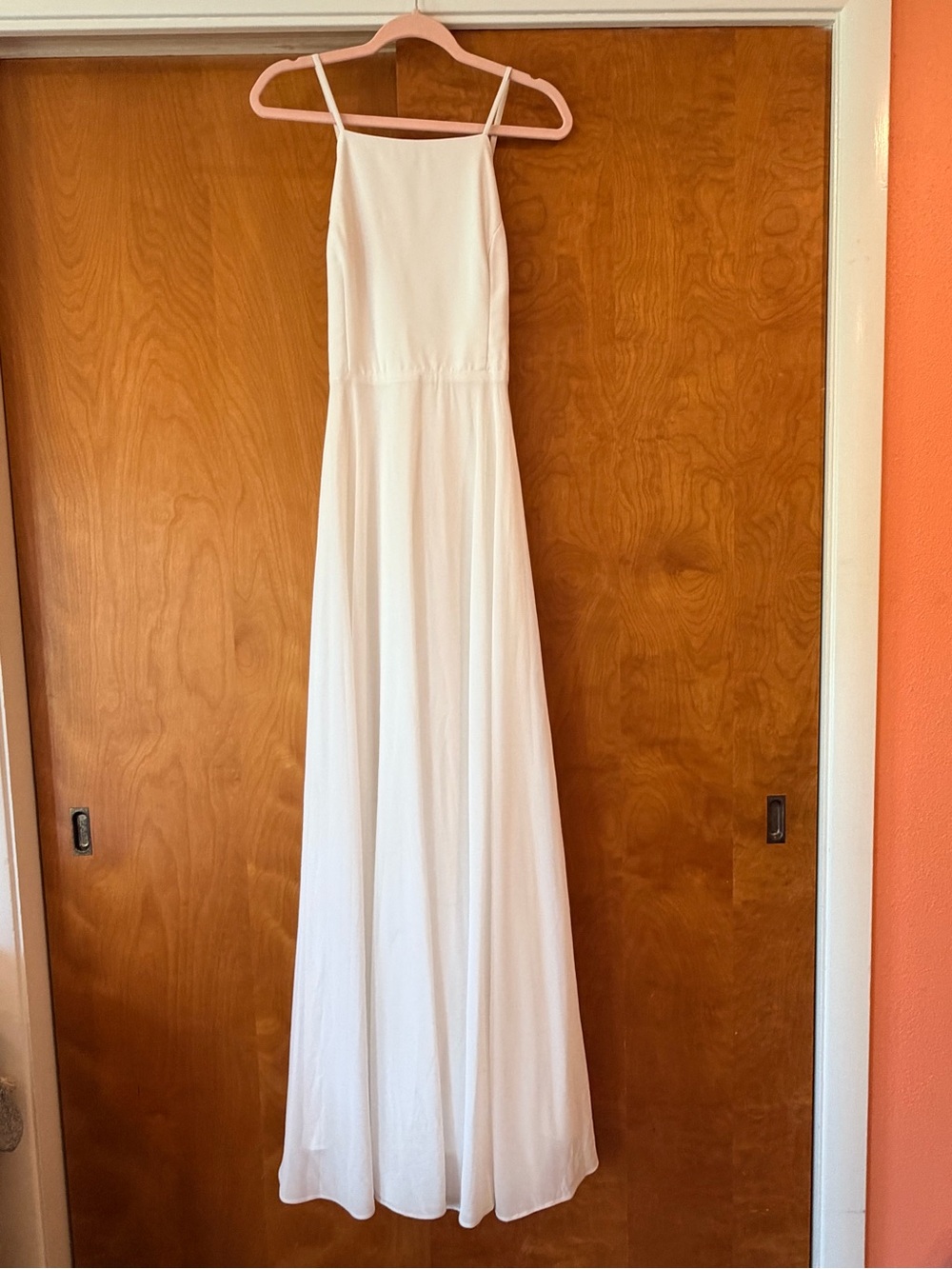 Lulus Mythical Kind Of Love White Maxi Dress Crisscross Strap Ope-Back Classic